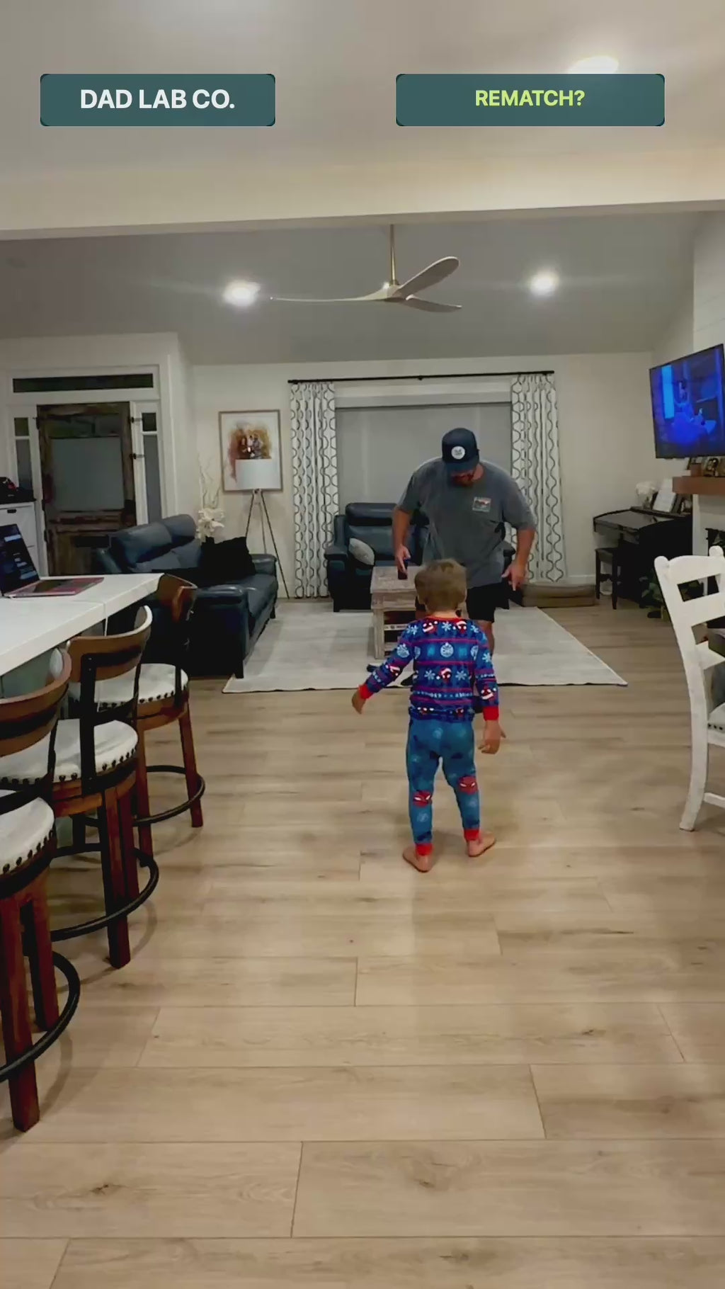 Dad vs. Kid Hover Soccer Ball