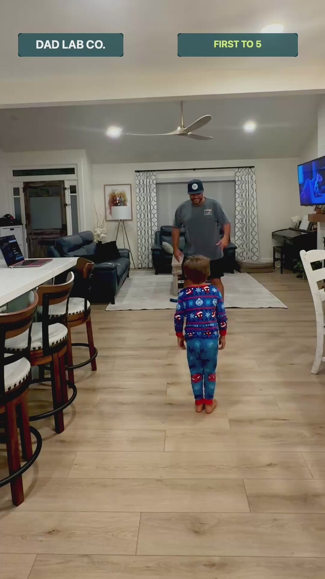 Dad vs. Kid Hover Soccer Ball
